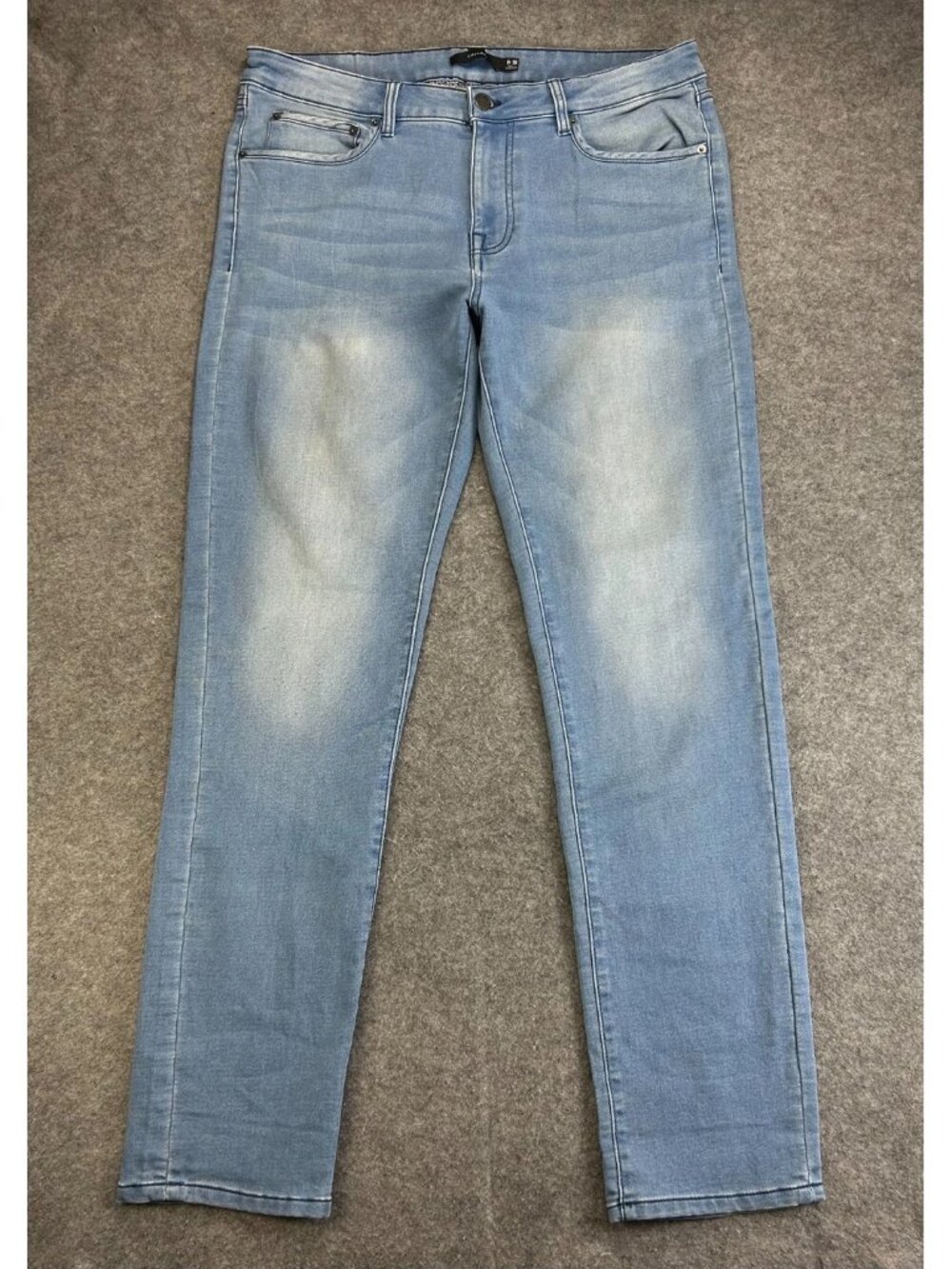 Tahari Skinny Jeans Mens 36 Light Wash Blue Denim Mid Rise Stretch 5-Pockets